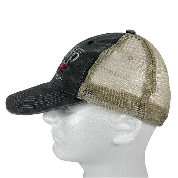 President Trump 2020 Keep America Great Truckers Hat Mesh SnapBack Grey One Size - Picture 2 of 10